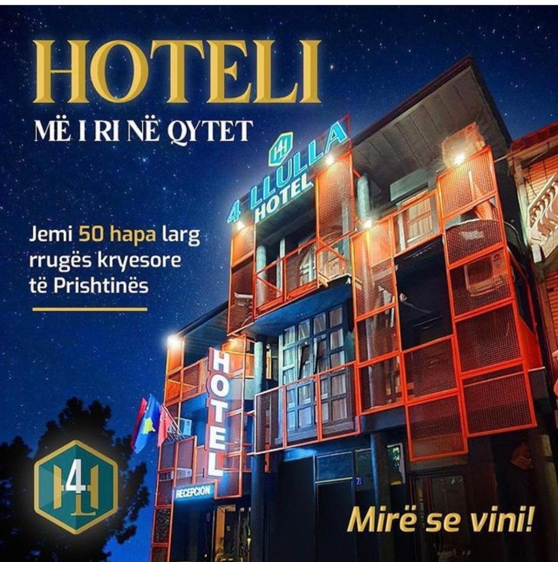 Hotel 4 Llulla Pristina Exterior photo